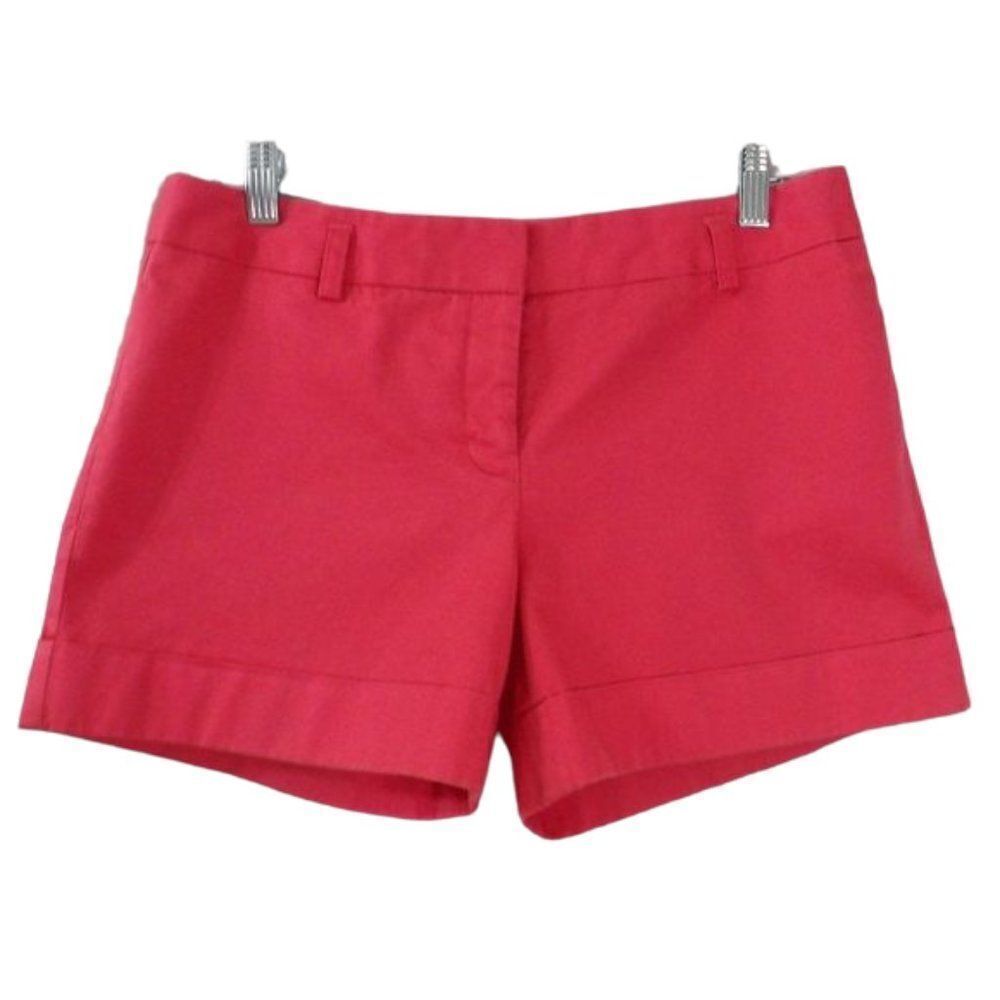 Express Women's Hot Pink Flat Front 4" Shorts Size 4 NWOT